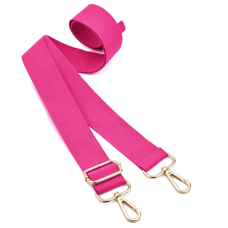 Wide Shoulder Strap, Adjustable Replacement Bag Strap with Metal Swivel