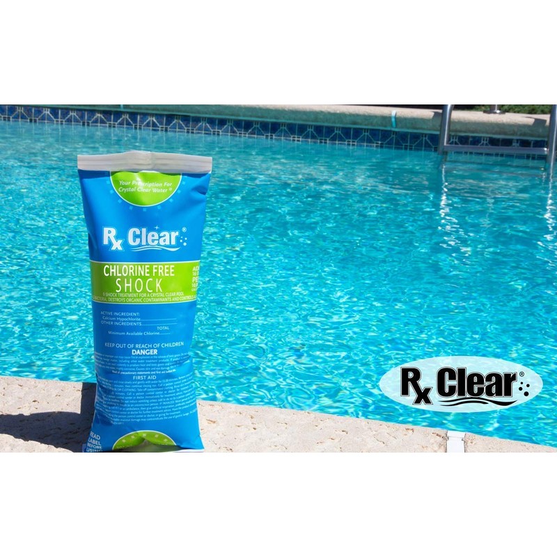Rx Clear Chlorine-Free Swimming Pool Shock | Eliminate The Harsh