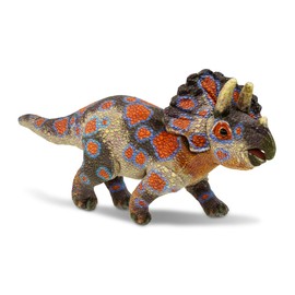 DolliBu Triceratops Dinosaur Stuffed Animal - Huggable Dinosaur Plush, Adorable Playtime Triceratops Plush Toy, Cute Dinosaur Cuddle Gifts, Super Soft Plush Doll Toy for Kids and Adults - 17 Inches