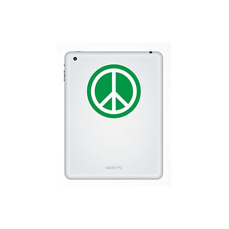 2 x 10cm Peace Vinyl Sticker Symbol Hippy Camper Van