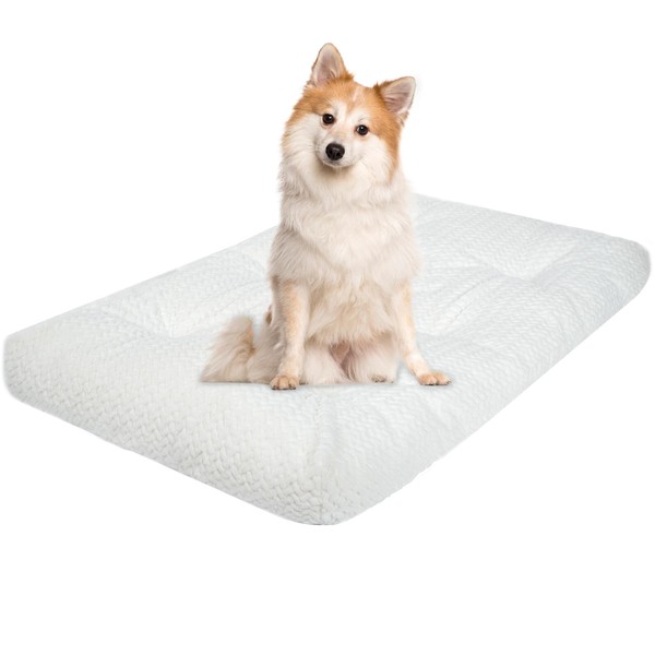KROSER Deluxe Dog Crate Bed Dog Bed Mat, Soft Dog