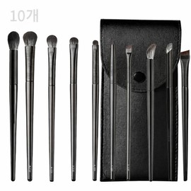 Eye makeup brush set with pouch, 10 types of eyeshadow blending detail brush, set of 10, 1 piece / 파우치 포함 아이 메이크업 브러쉬 세트 10종 아이섀도우 블렌딩 디테일 브러쉬, 10개 세트, 1개