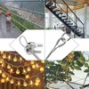 PNXKTXO 6pcs M5 Wire Rope Cable Clip Clamp 3/16", 6pcs