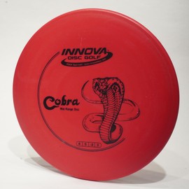 Innova DX Cobra Disc Golf Midrange Disc, Pick Color/Weight [Stamp & Exact Color May Vary] Red 180 Grams
