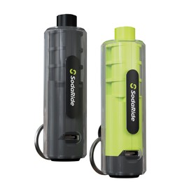 SodaRide Window Breaker Seatbelt Cutter with Flashlight,2 in 1 Car Escape Tool Key Chain,Safe Hammer Glass Breaker Under Water,2 Pack, Black Green