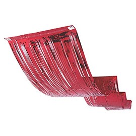 Fun Express 14 ft. 9" Red Foil Ceiling Decoration - Long Party Decor - 1 Piece