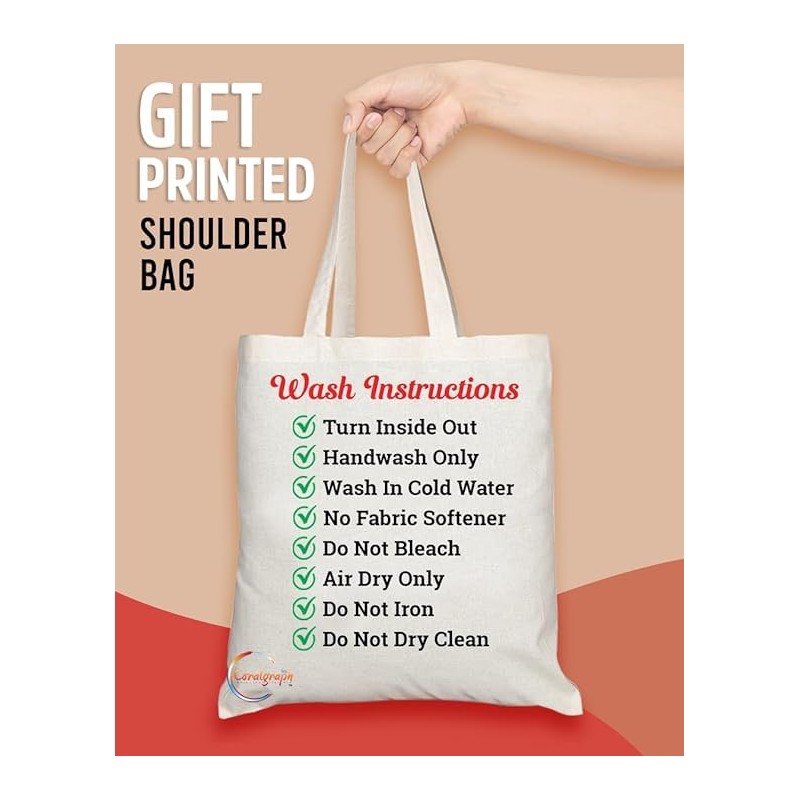 Coralgraph Inc TB2043 - Natural Reusable Shopping Souvenir Tote Bag