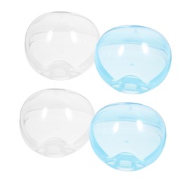 Kisangel 4pcs Case Reusable Pacifier Holder Portable Travel Container Durable Storage Box for Clean Pacifiers for Go Use Multi Functional Organizer