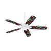 Crazy Dots 04 - Ceiling Fan Skin Kit fits most