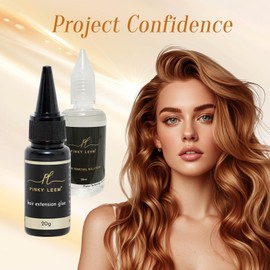 Hair Extension Remover (One Glue&One Remover), Professional Set for Quick Application and Easy Removal, for Home and Salon Hairstylist Uses