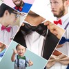TORMEN Men Bow Tie Classic Bowtie Formal Pre-Tied Adjustable Length