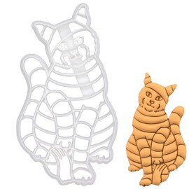 Mummy Cat Cookie Cutter, 1 Piece - Bakerlogy