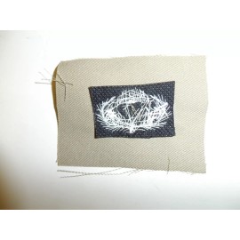 b1113 WW2 US Army Airborne Officer Jump wings English style Parachute Tan  A8A12