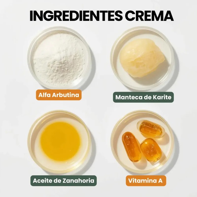 Crema Facial Carotis Hidratante con Zanahoria para Piel Sensible y