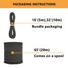 LUYADIN 3/16" x 32' Marine Grade Bungee Cord Elastic Shock