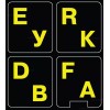 Online-Welcome Russian English Fluorescent glowing keyboard sticker