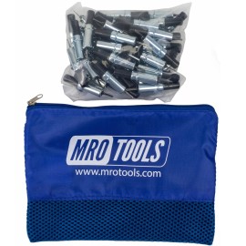 MRO Tools 50 3/32 Heavy Duty Cleco Sheet Metal Fasteners w/ Mesh Carry Bag (KHD2S50-3/32)