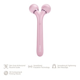GESKE | SmartAppGuided™ Sonic Facial Roller | 4 in 1 | Dermaroller | Device for Face | Dermaroll | Professional Face Roller | Tightens and Defines the Skin on the Face