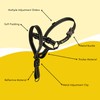 Zevey Dog Headcollar with Leash and Safety Strap Stops Heavy