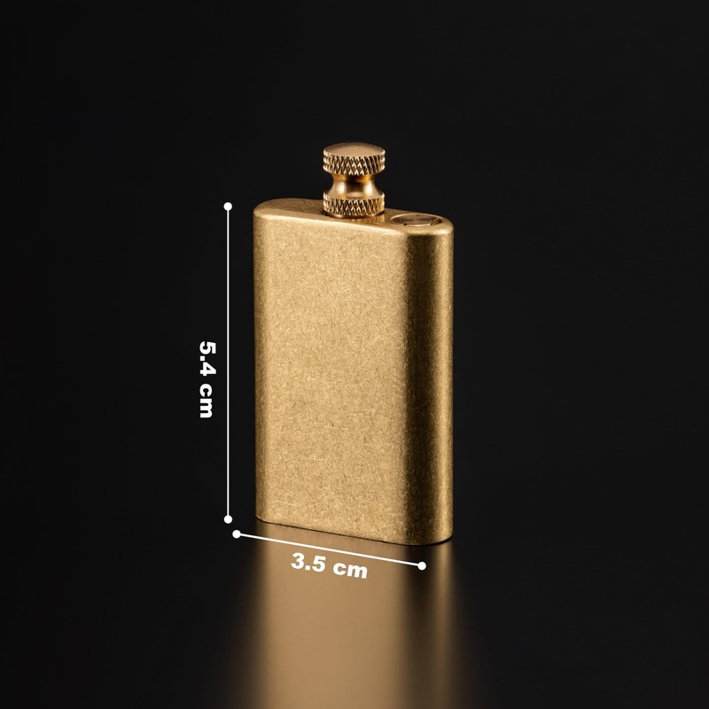 Throne Permanent Match Lighter Refillable – Cool Vintage Trench, Pipe