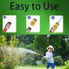 Heavy Duty Brass Hose Nozzle, 3 Pack Brass Nozzle Power,