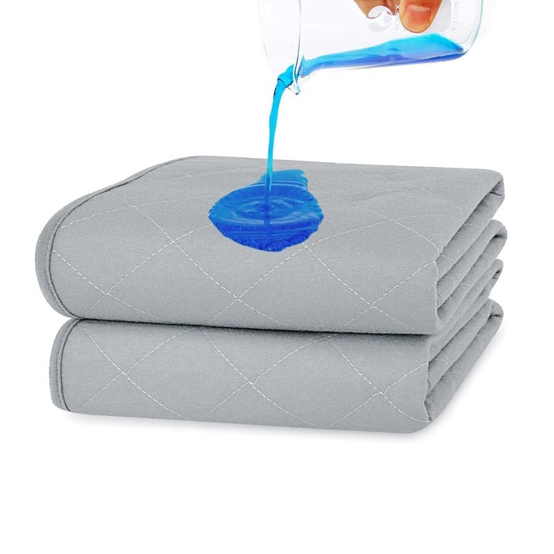Bed Pads Washable Waterproof 2 Pack for Incontinence, Large 34