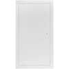 HVAC OV 10 x 20 Inch White Rectangular Metal Plumbing