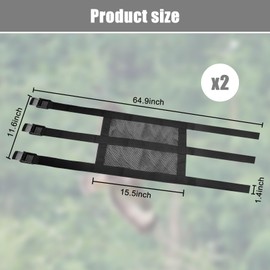 YEXEXINM 2 Pack Universal Tree Stand Seat Replacement，Adjustable Tree Stand Seat Deer Stand Replacement Accessories for Hunting, Fits All Ladder Stand, Lock On Tree Stands, (16 x 12 inches)