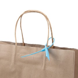 Restaurantware Serve Secure 7.9 Inch Zip Ties 100 Tamper-Evident Cable Ties - Self-Locking Heavy-Duty Blue Plastic Wire Ties Disposable For Storage Cables Or Fire Extinguishers