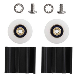 Fdit 22 mm Greenhouse Door Wheels Halls Door Wheel Replacement Kits