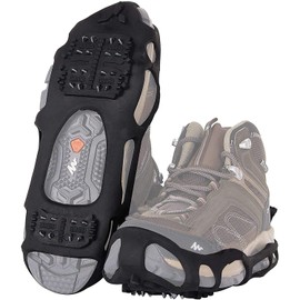 Ice Cleats for Shoes and Boots,Snow Traction Cleats Crampons for Women Men Kids Anti Slip 24 Grippers Shoes Walk Traction Cleats on Snow and Ice