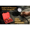 Oil Pressure Tester Tool, Oil Pressure Gauge kit, 0-140 PSI