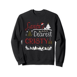 Cristy Xmas Cute Christmas Name Sweatshirt