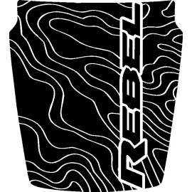 Oracal Hood New Graphic Compatible with Ram Rebel Topographic Hood Truck Vinyl Decal