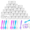 MotBach 40 PCS 15g Empty Plastic Containers with Clear Lids,Small