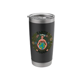 Earth Mama Goddess Illustration Earthy Mother Stainless Steel Insulated Tumbler