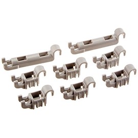 Bosch Dishwasher Lower Rack Flip Tynes Plastic Bearing Clips Kit