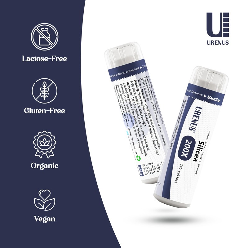 Urenus Cell Salt No. 12 Silicea (Silica) 200X Homeopathic Remedy