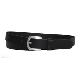 Vascavi Genuine Leather Belt, Denim Belt, Hip Belt, Made in Germany, 2 cm Wide and Approx. 0.25 cm Thick, black