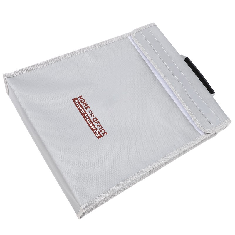 Fireproof Document Holder Pouch Waterproof Fireproof Money Bag with Zipper