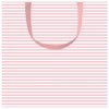 Caspari Mini Stripe Small Square Gift Bag in Blush Pink,