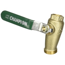 ARROWHEAD BRASS & PLUMBING 253BVLF 1/2" Female Iron Pipe x 3/4" Hose Thread, Ball Valve, Lead Free