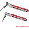Bestgle 2pcs Mini Ratchet Wrench Set, 1/4" Drive Socket High