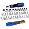 RUNPRO Ratchet Tool Set 47 Pieces Multi-Function Ratchet Screwdriver and