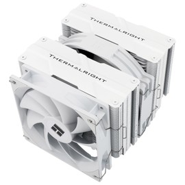 Thermalright Peerless Assassin 140 White CPU Air Cooler, 6 Heat Pipes, Dual PWM Fans and Double Towers,158mm High CPU Cooling with Top Cover,forAM4/AM5,Intel LGA 1851/1700/1150/1151/1200