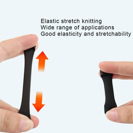 Silicone Fishing Rod Reel Seat Cover, Anti-Scratch Rubber Protector, Black, 3-Pack (White)