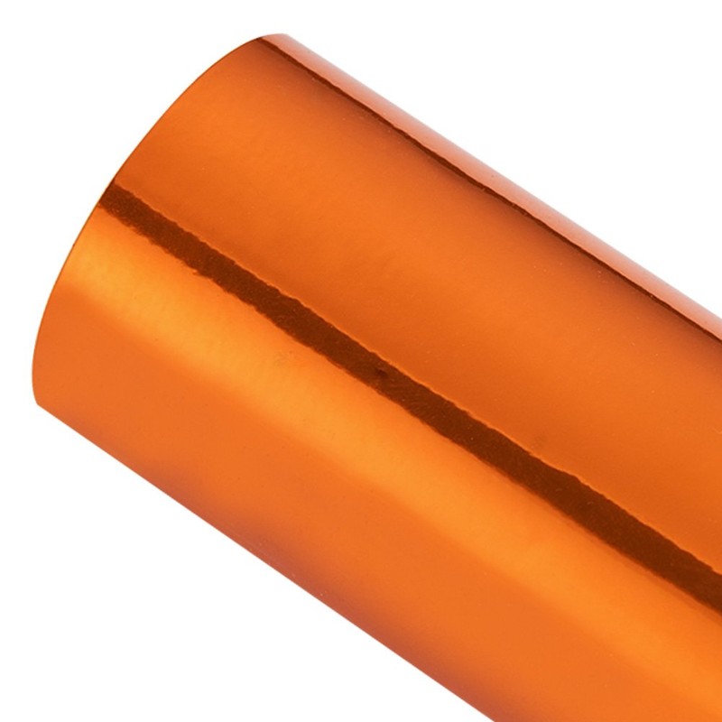 ATMOMO Chrome Mirror Orange Car Vinyl Wrap High Gloss Self-Adhesive