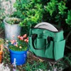 SagaSave Garden Tote Bag, Garden Tool Storage Bag with Multiple