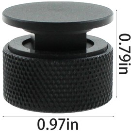 TAODAN Black Welding Hood(Pipeliner) Helmet Attachment Fastener Aluminium Motorcycle Protective Gear Flip Top Helmet Replacement Part Accessory for Welding Cap 100 Series and Flip Top Hoods