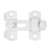 2 Packs Barn Door Latches，Matte White Stainless Steel barn gate